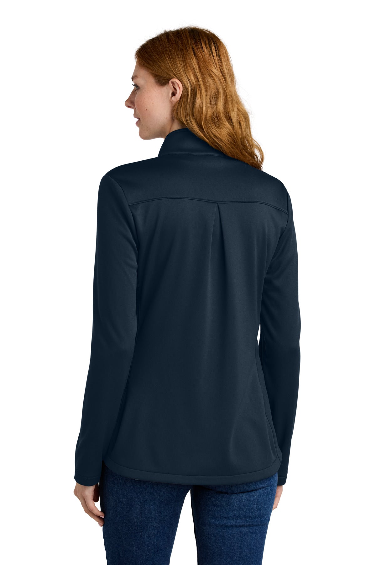 RiverBlNv Eddie Bauer Women's Smooth Mid Layer Fleece Full-Zip EB2470 plain