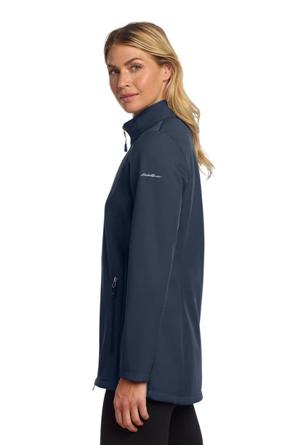 RiverBlNv Eddie Bauer Women's Stretch Soft Shell Jacket EB545 plain