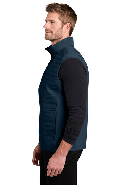 RiverBlNv OGIO Driveline Hybrid Vest OG761 plain