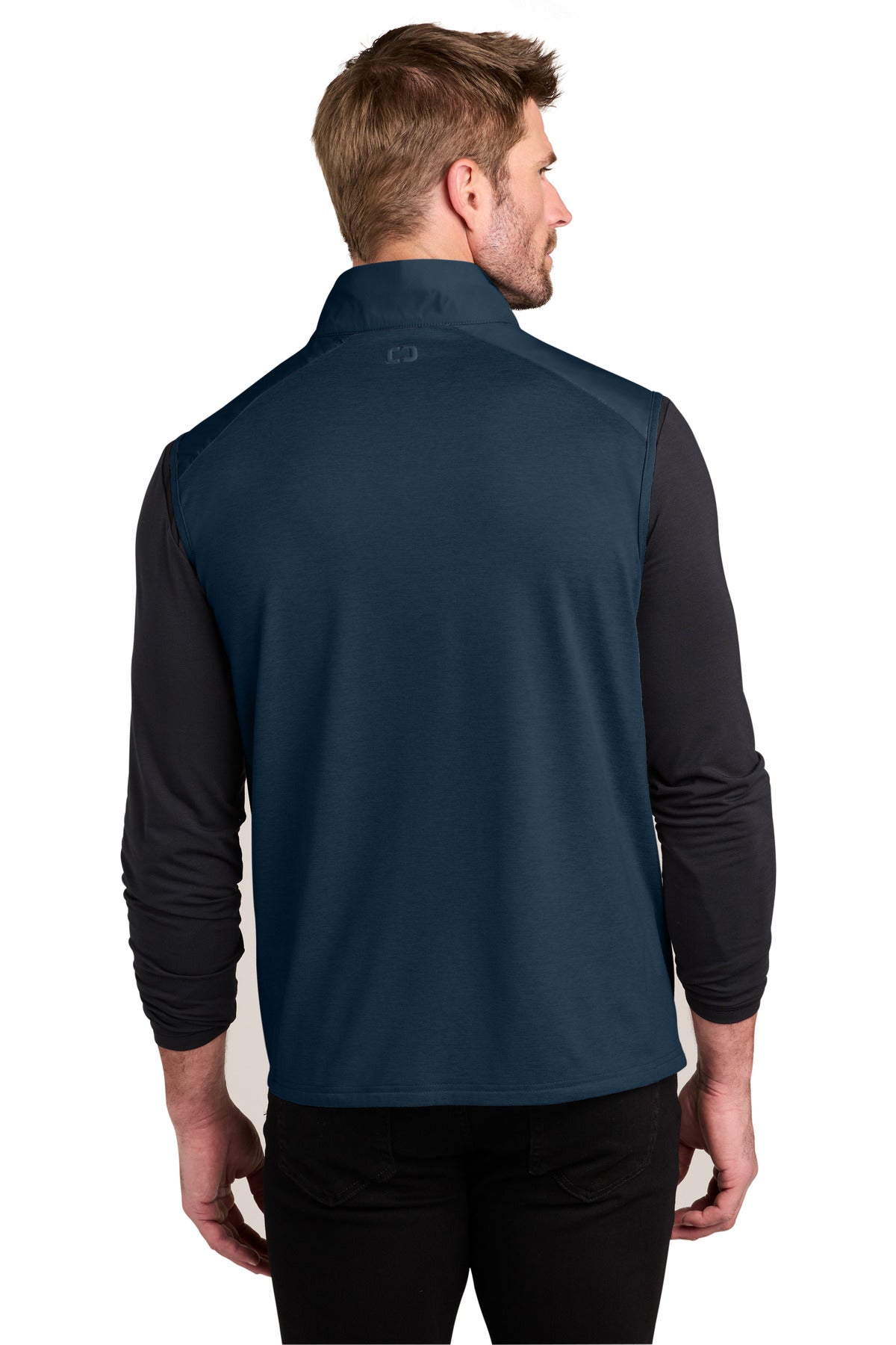 RiverBlNv OGIO Driveline Hybrid Vest OG761 plain