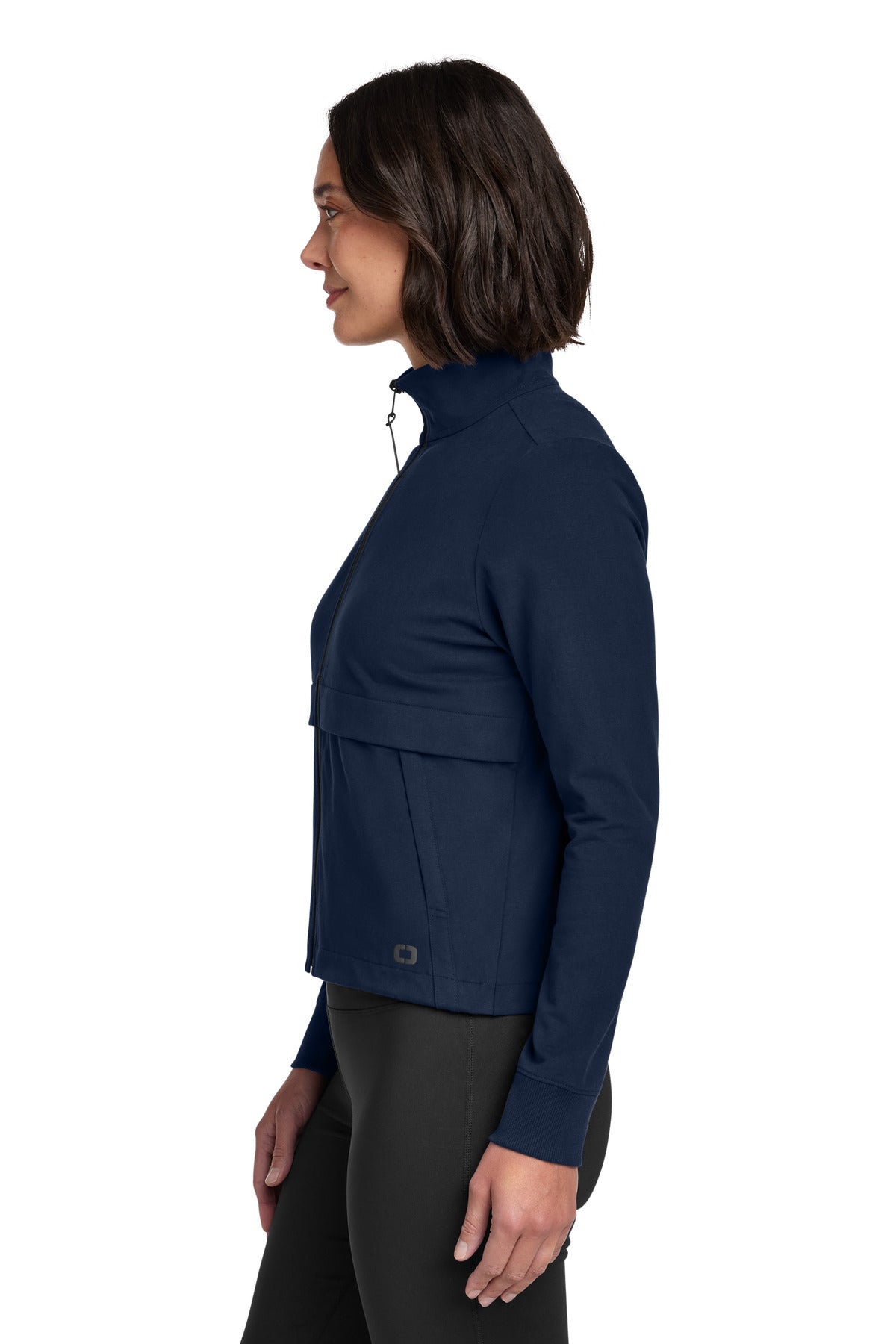 RiverBlNv OGIO Women's Outstretch Full-Zip LOG830 plain