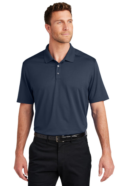 RiverBlNv Port Authority City Stretch Flat Knit Polo K683 plain