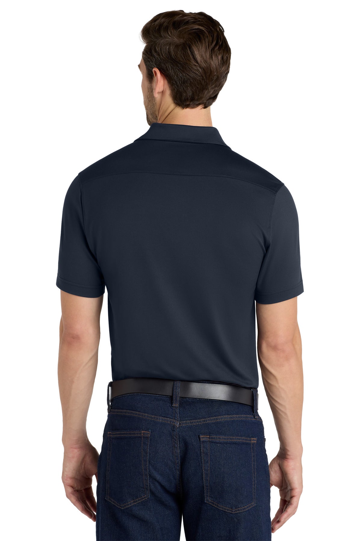RiverBlNv Port Authority City Stretch Polo K682 plain