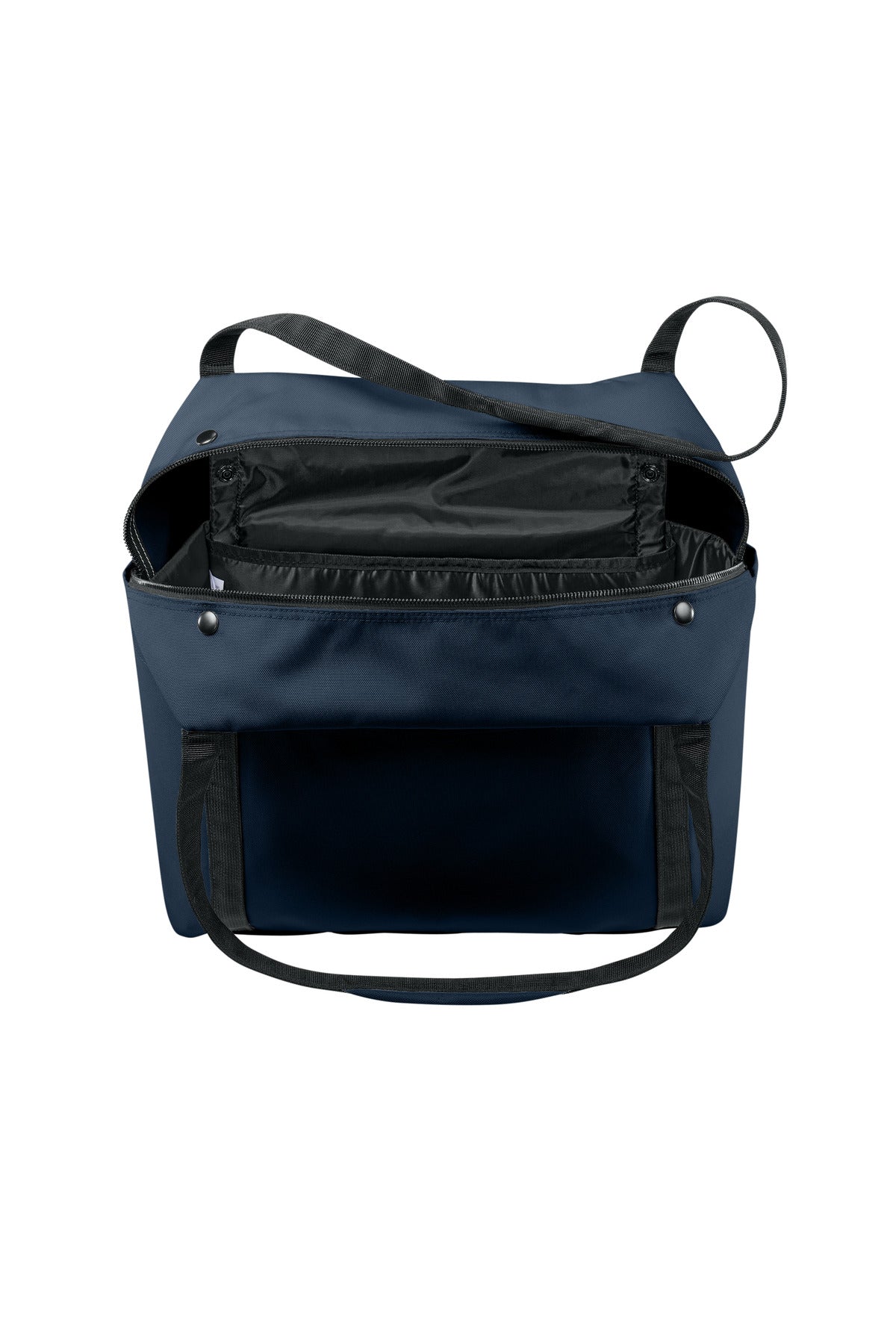 RiverBlNv Port Authority Matte Oxford Tote BG472 plain