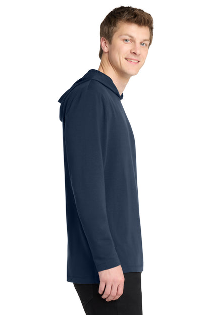 RiverBlNv Port Authority Microterry Pullover Hoodie K826 plain