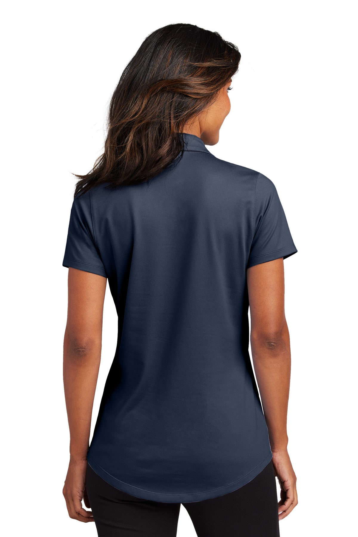 RiverBlNv Port Authority Women's City Stretch Polo LK683 plain