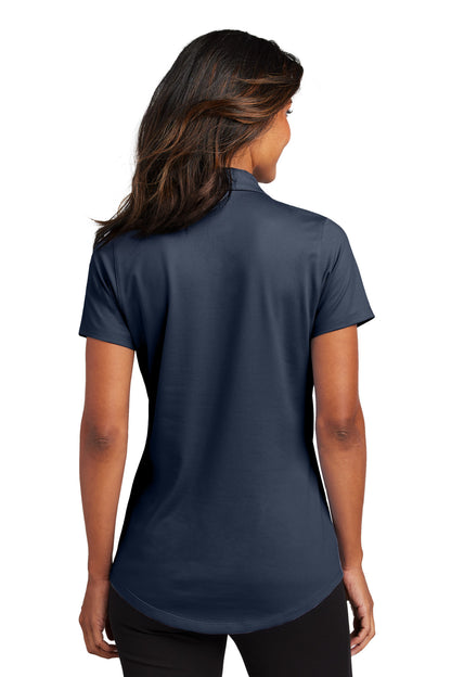 RiverBlNv Port Authority Women's City Stretch Polo LK683 plain