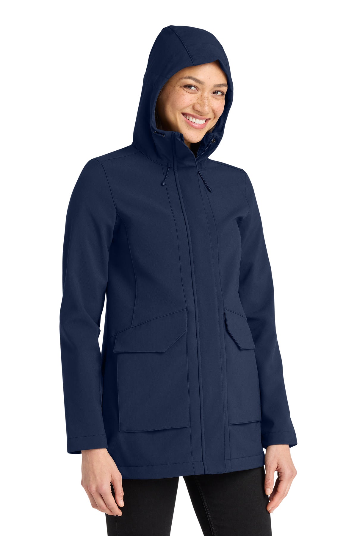 RiverBlNv Port Authority Women's Collective Outer Soft Shell Parka L919