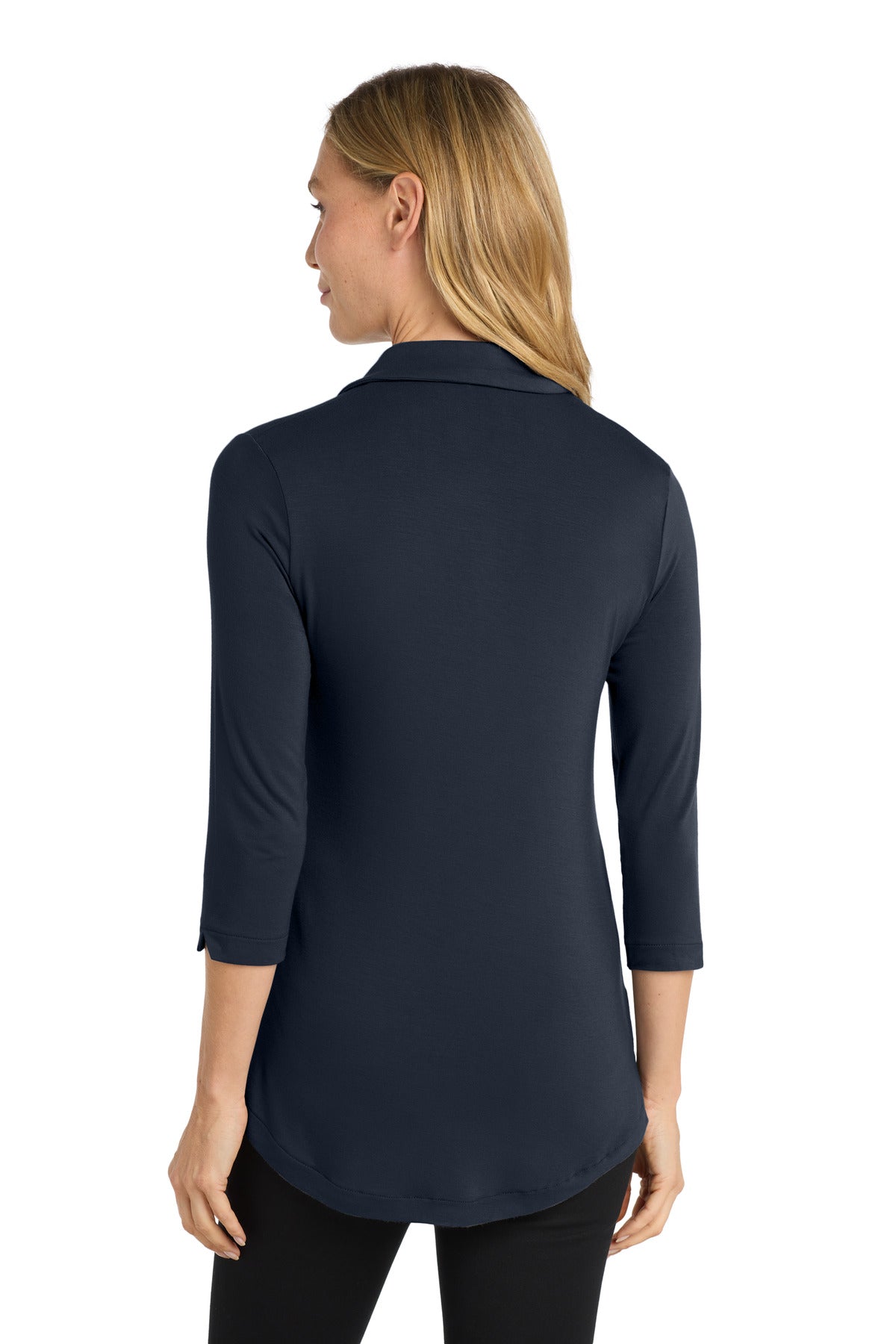 RiverBlNv Port Authority Women's Luxe Knit Tunic. LK5601 plain