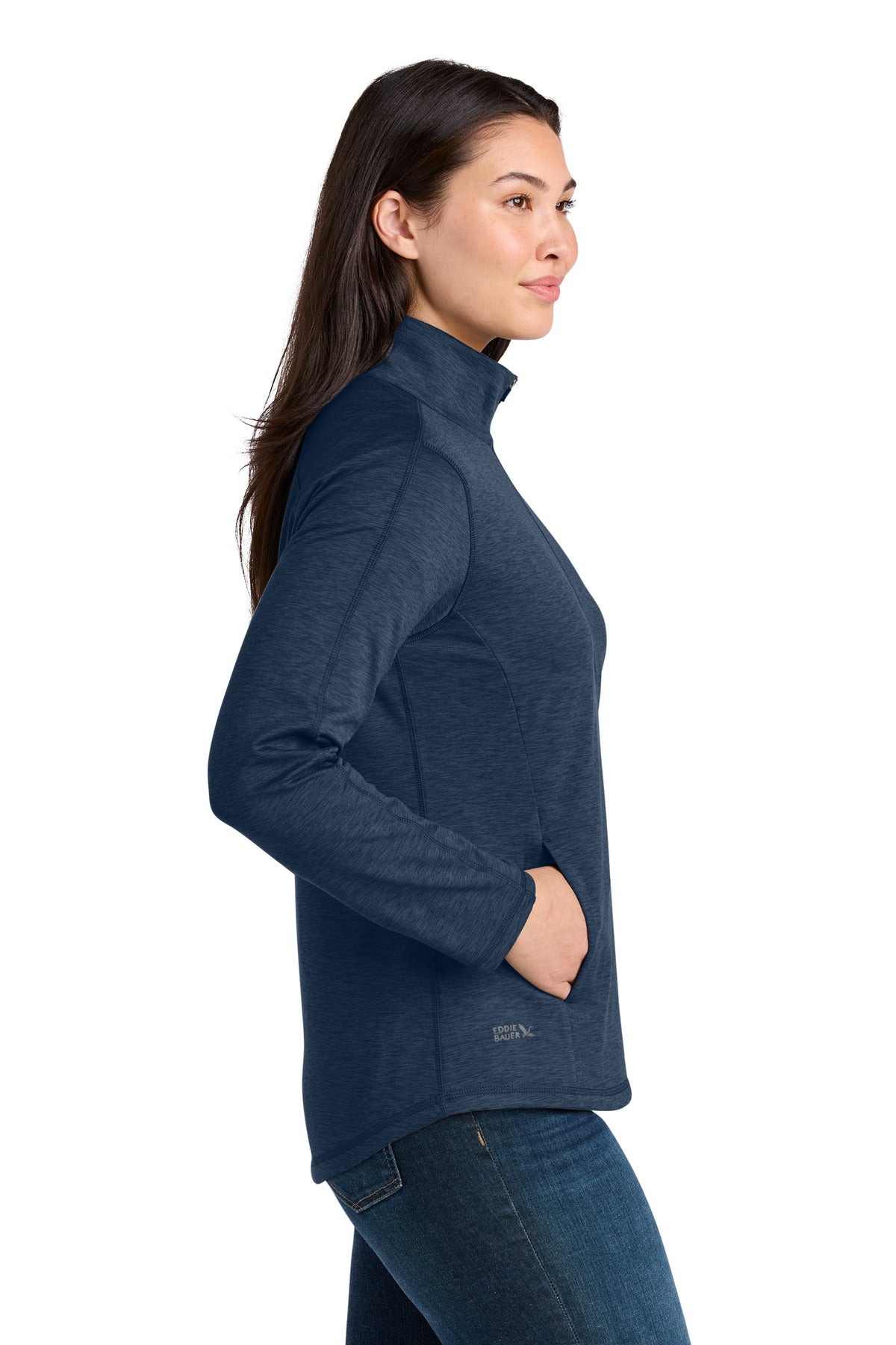 RiverBlNvH Eddie Bauer Women's Adventurer Full-Zip EB121 plain
