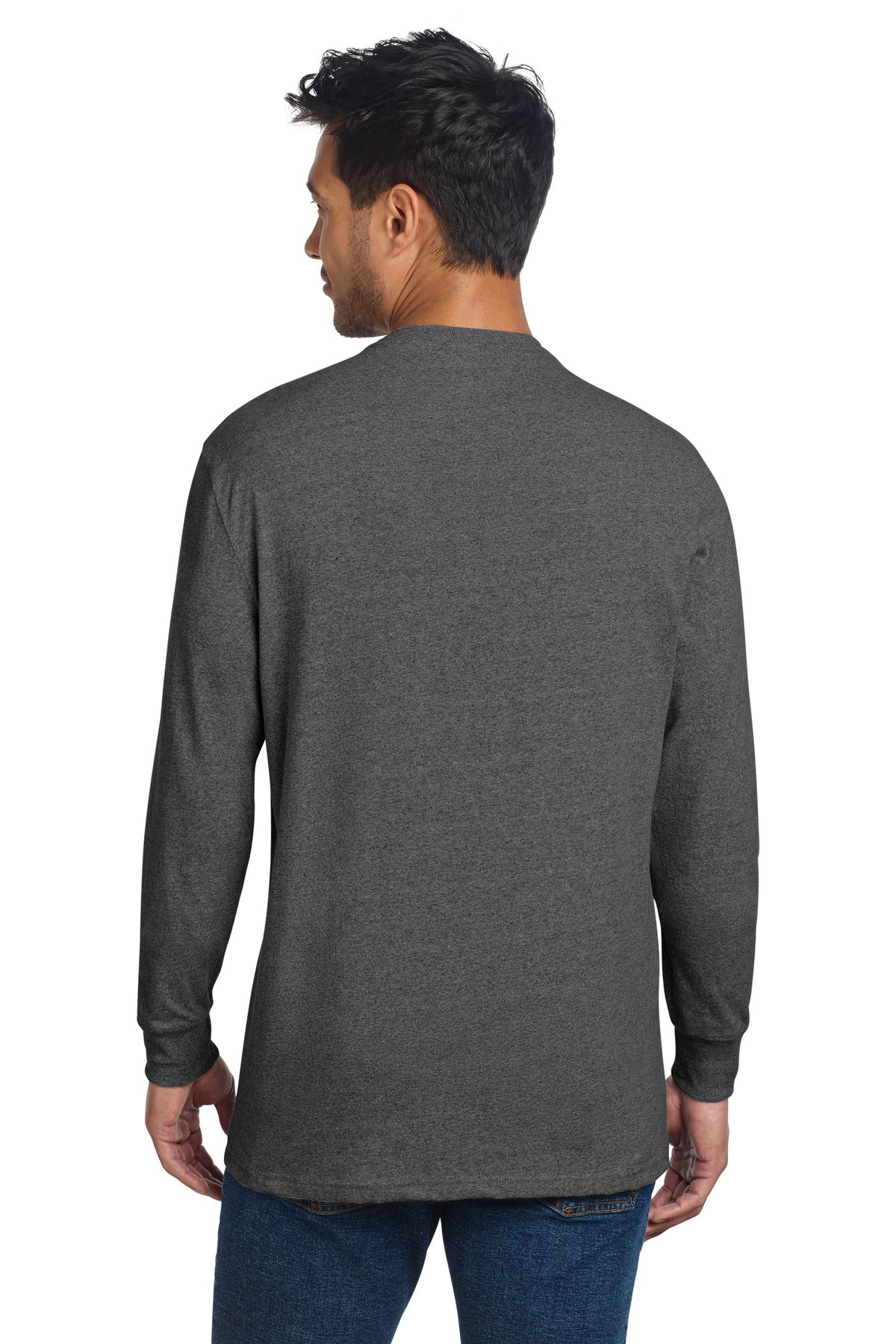 RldedChrHr Allmade Unisex Long Sleeve Recycled Blend Tee AL6204 plain