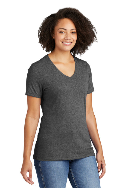 RldedChrHr Allmade Women's Recycled Blend V-Neck Tee AL2303 plain