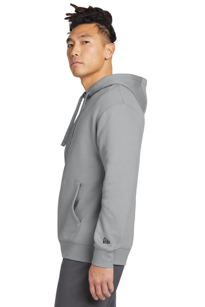 RnstmGrey New Era Heritage Fleece Pullover Hoodie NEA525 plain