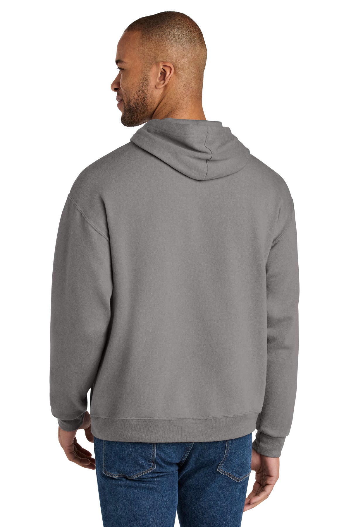 Rock Jerzees Ultimate Unisex CVC Ring Spun Hooded Sweatshirt IC49M plain