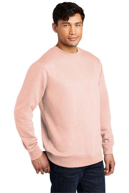Rosewater Pink District V.I.T. Fleece Crew DT6104 plain