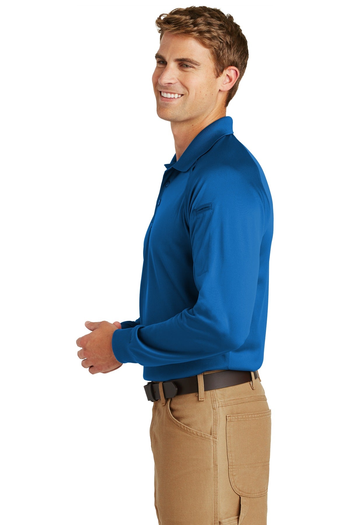 Royal CornerStone - Select Long Sleeve Snag-Proof Tactical Polo. CS410LS plain