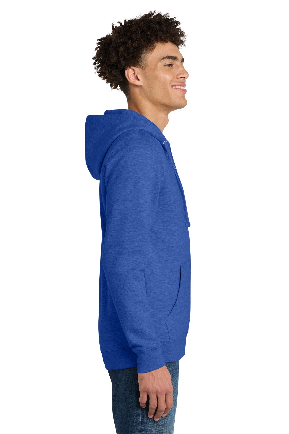 Royal Frost District V.I.T. Fleece Full-Zip Hoodie DT6102 plain