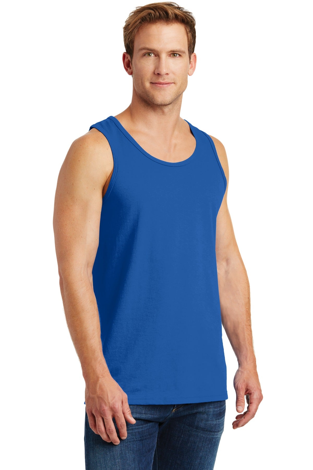 Royal Gildan Heavy Cotton Tank Top. G5200 plain