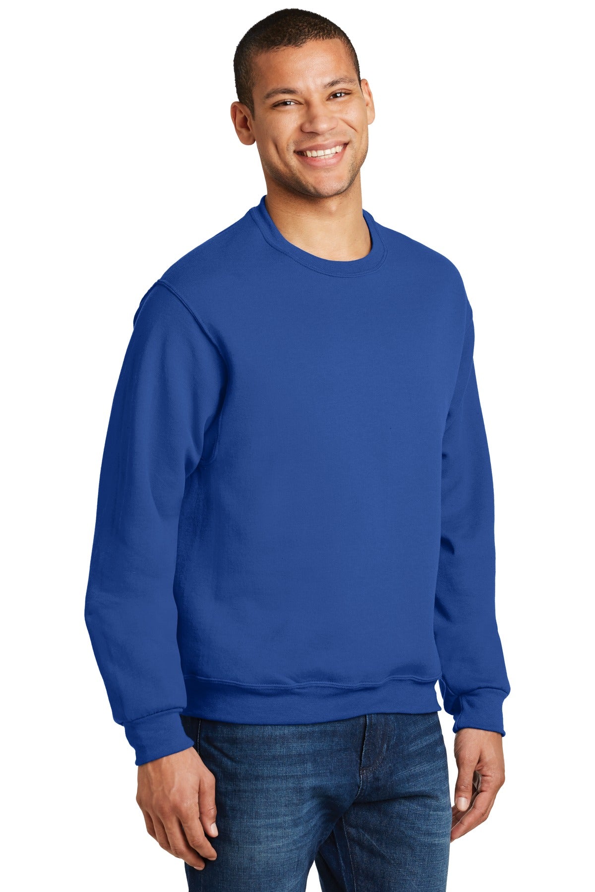 ROYAL Jerzees - NuBlend Crewneck Sweatshirt. 562M plain
