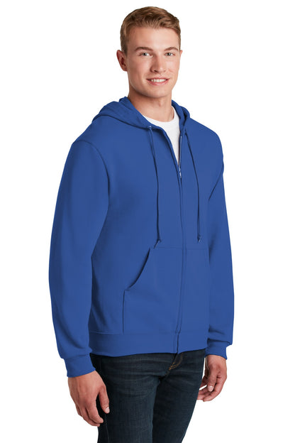 ROYAL Jerzees - NuBlend Full-Zip Hooded Sweatshirt. 993M plain
