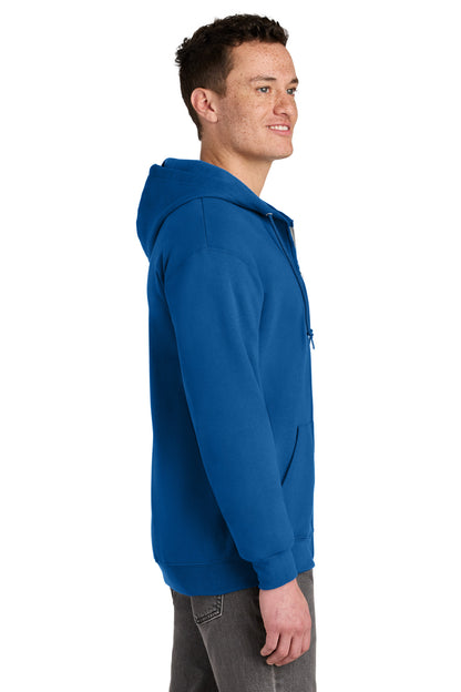 ROYAL Jerzees - NuBlend Full-Zip Hooded Sweatshirt. 993M plain