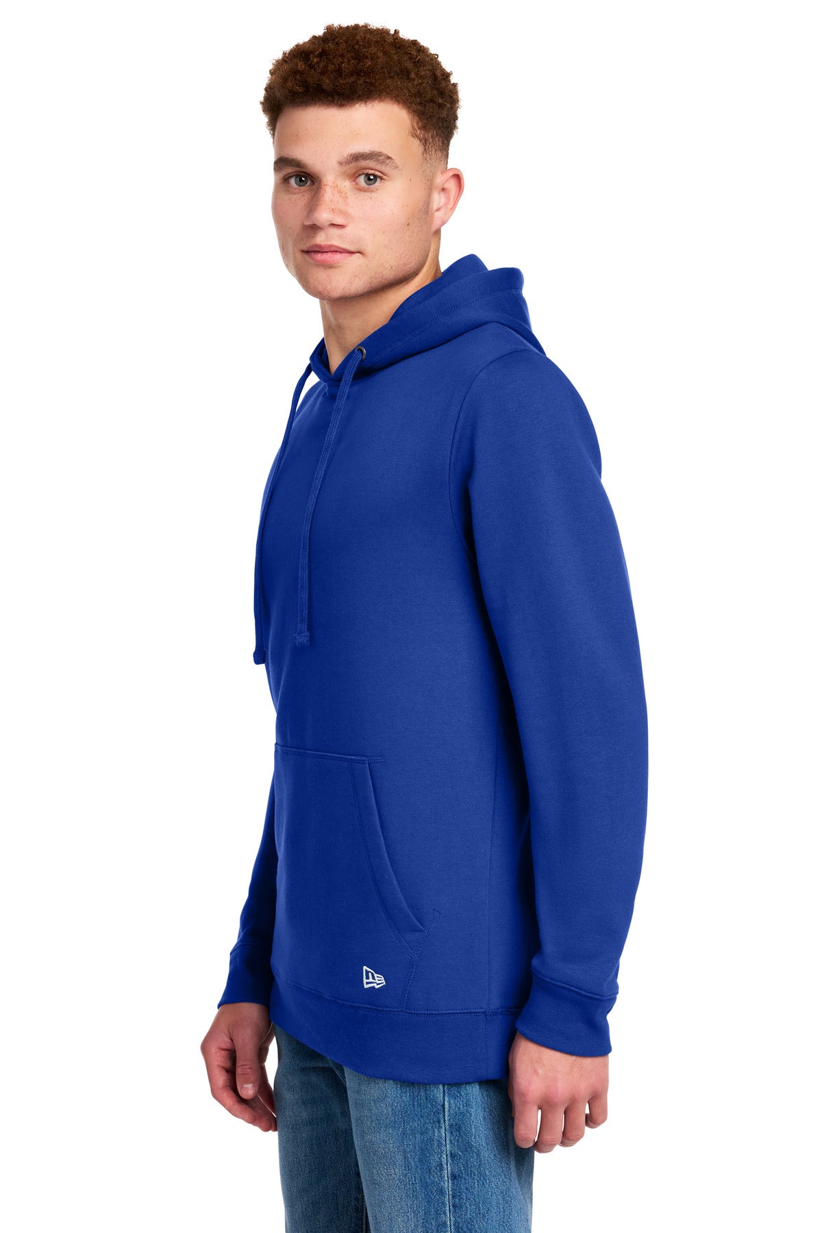 Royal New Era Comeback Fleece Pullover Hoodie NEA550 plain