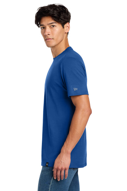 Royal New Era Heritage Blend Crew Tee. NEA100 plain