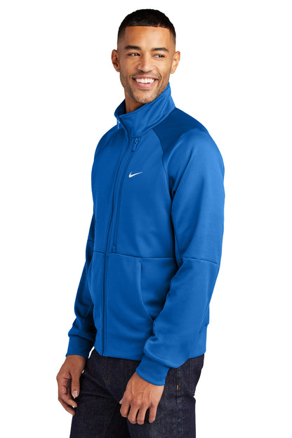 Royal Nike Full-Zip Chest Swoosh Jacket NKFD9891 plain
