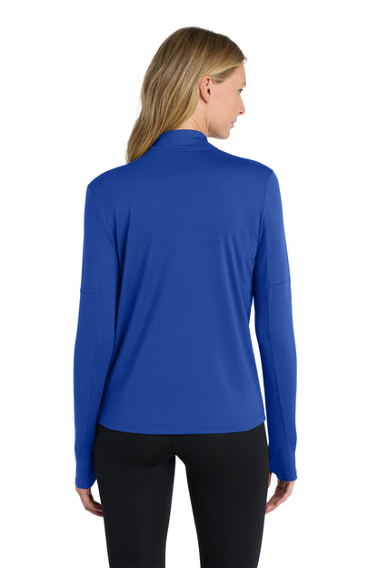 Royal Nike Women's Dri-FIT Element 1/2-Zip Top NKDH4951 plain