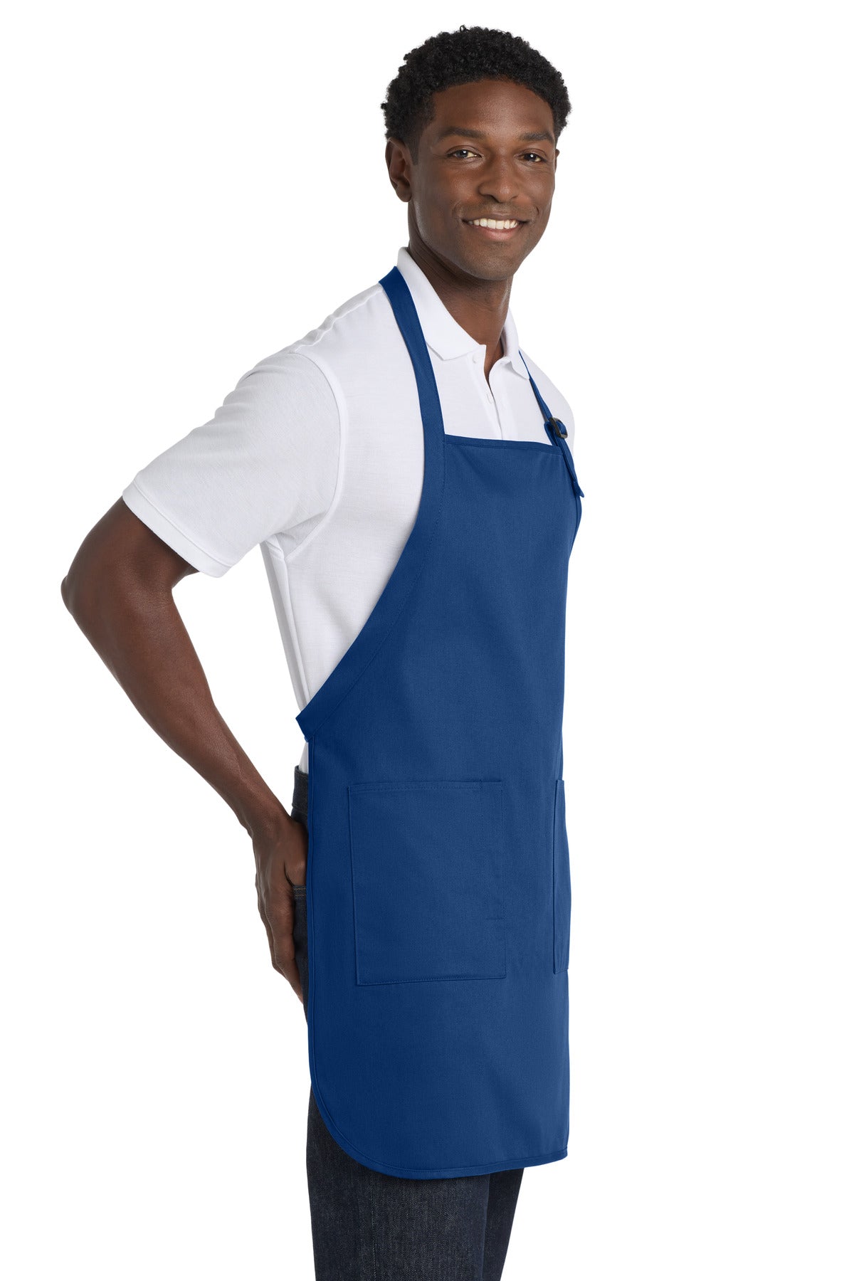 Royal Port Authority Full-Length Apron with Pockets. A500