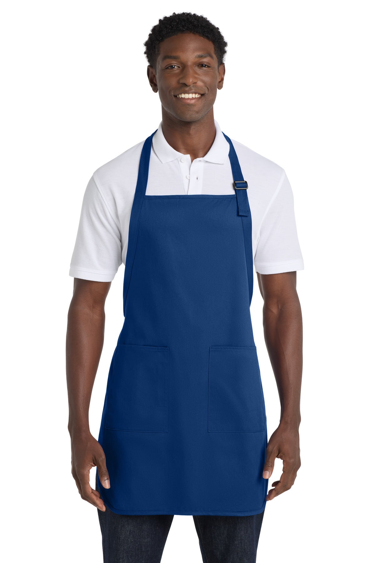 Royal Port Authority Full-Length Apron with Pockets. A500