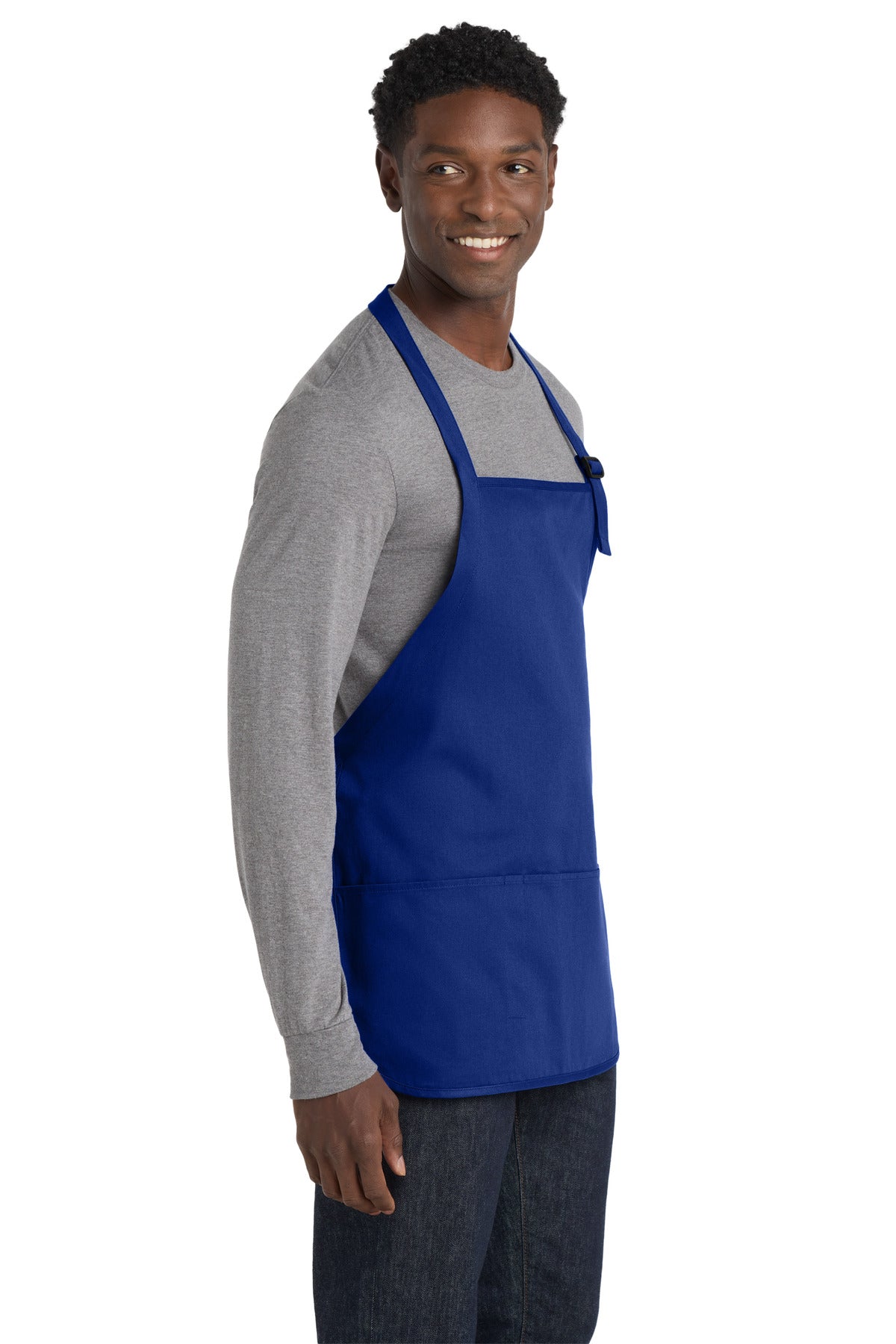 Royal Port Authority Medium-Length Apron with Pouch Pockets. A510