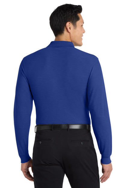 Royal Port Authority Silk Touch Long Sleeve Polo. K500LS