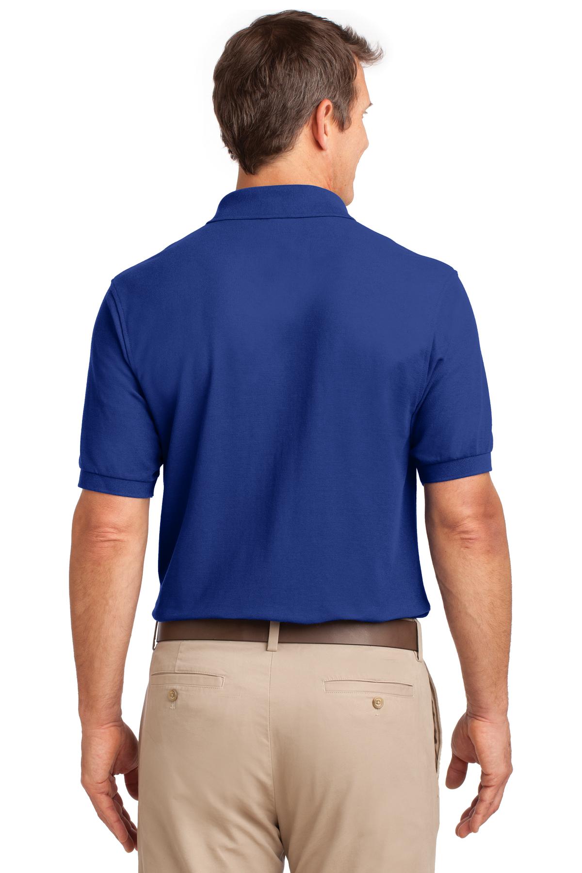 Royal Port Authority Tall Silk Touch Polo with Pocket. TLK500P plain
