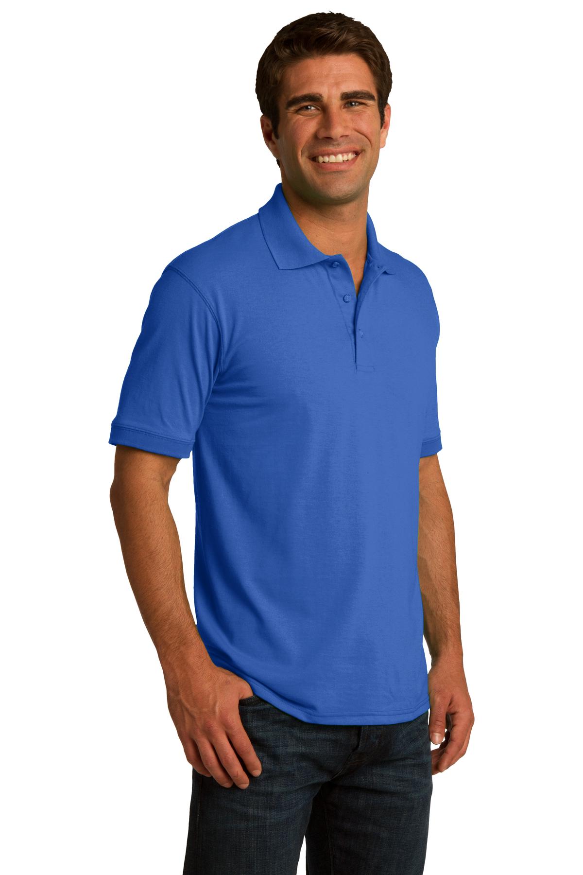 Royal Port & Co Core Blend Jersey Knit Polo. KP55 plain