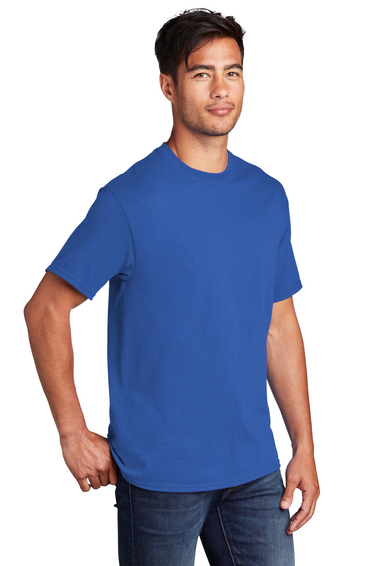 Royal Port & Co Core Cotton DTG Tee PC54DTG plain