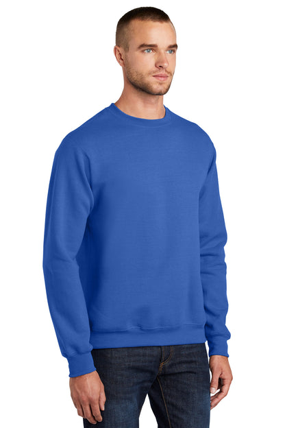 Royal Port & Co Essential Fleece Crewneck Sweatshirt. PC90 plain