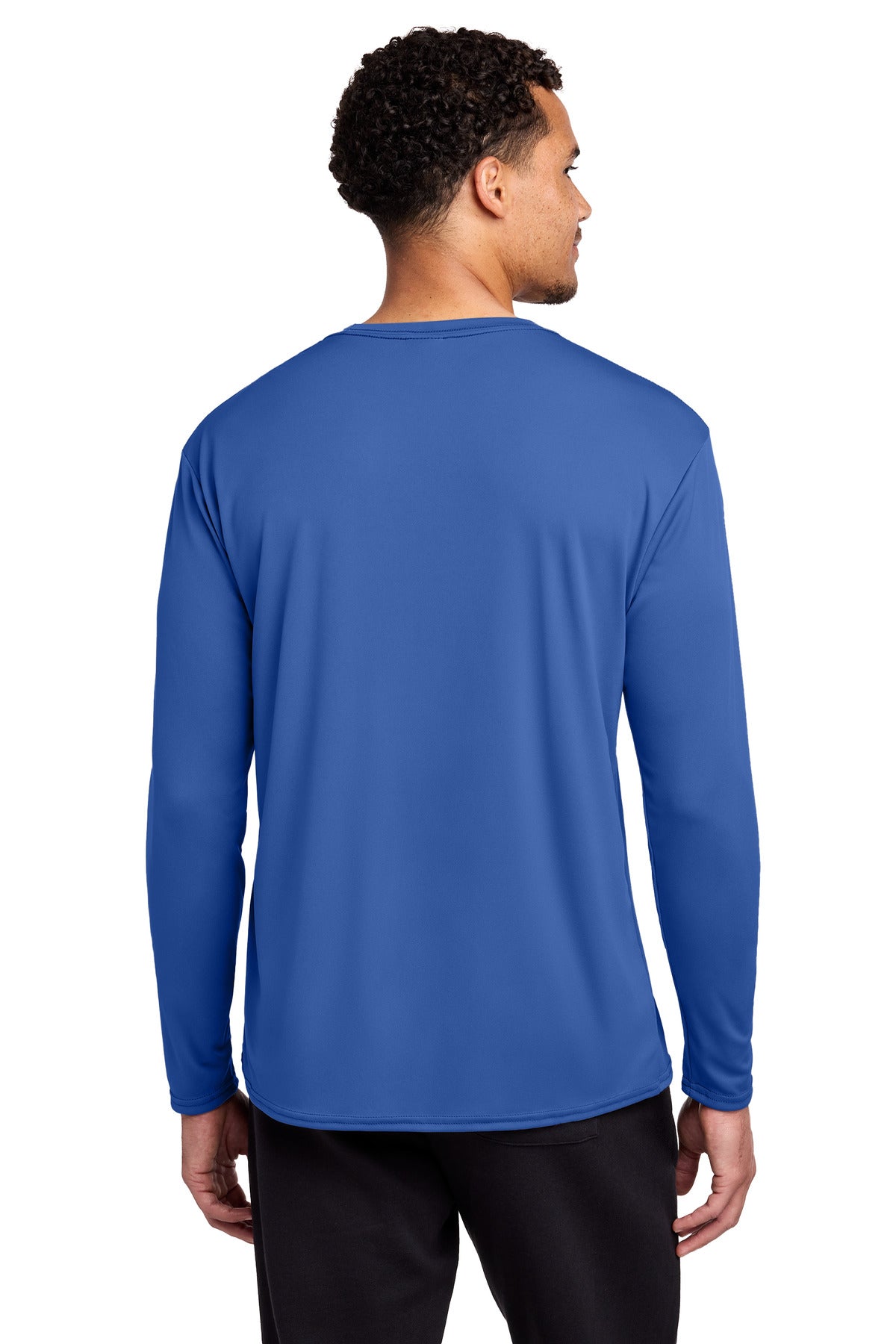 Royal Port & Co Long Sleeve Performance Tee. PC380LS plain