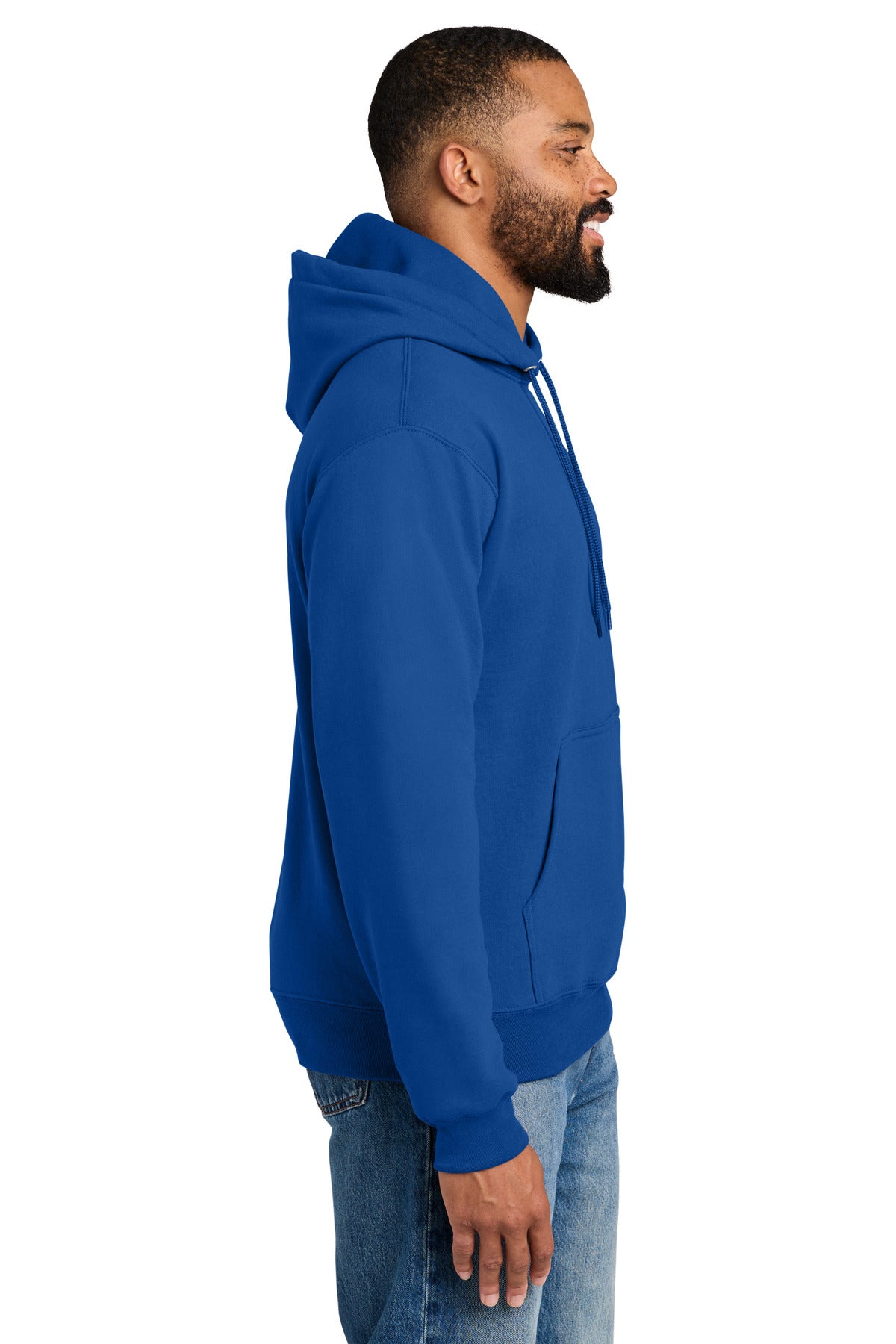 Royal Port & Co Tall Essential Fleece Pullover Hooded Sweatshirt. PC90HT plain