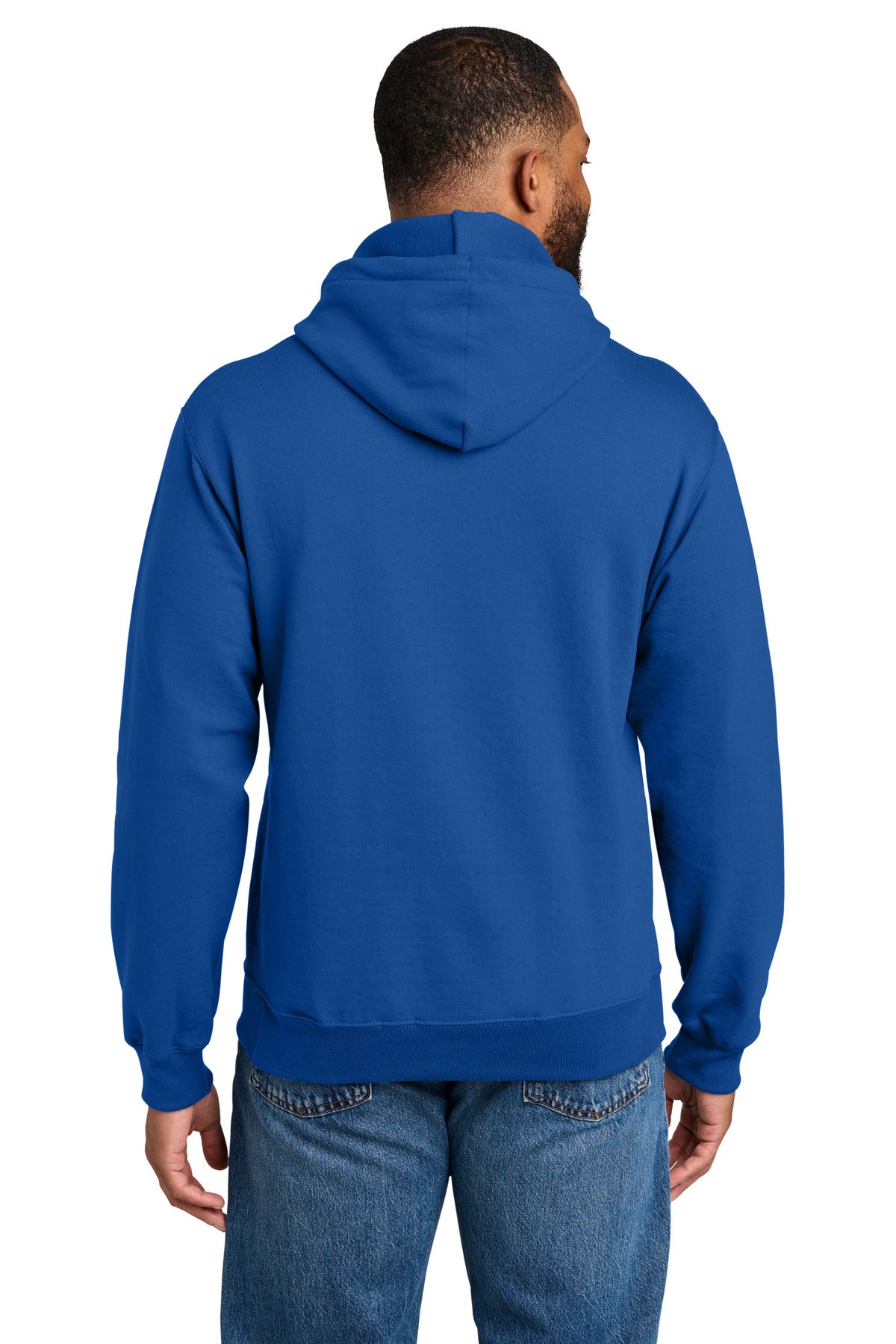 Royal Port & Co Tall Essential Fleece Pullover Hooded Sweatshirt. PC90HT plain