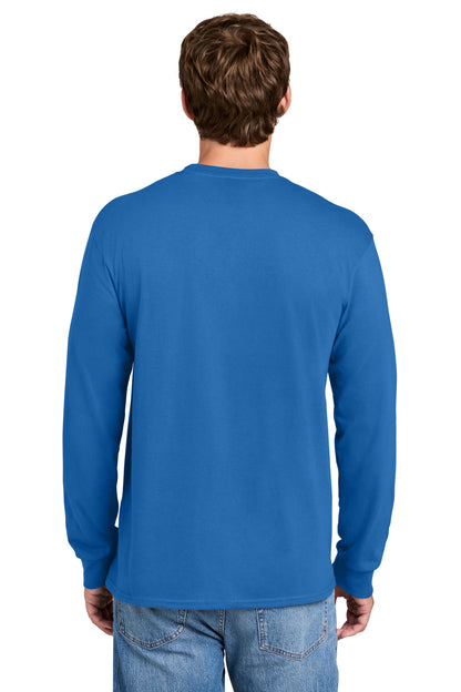 Royal Port & Co Tall Long Sleeve Essential Pocket Tee. PC61LSPT plain