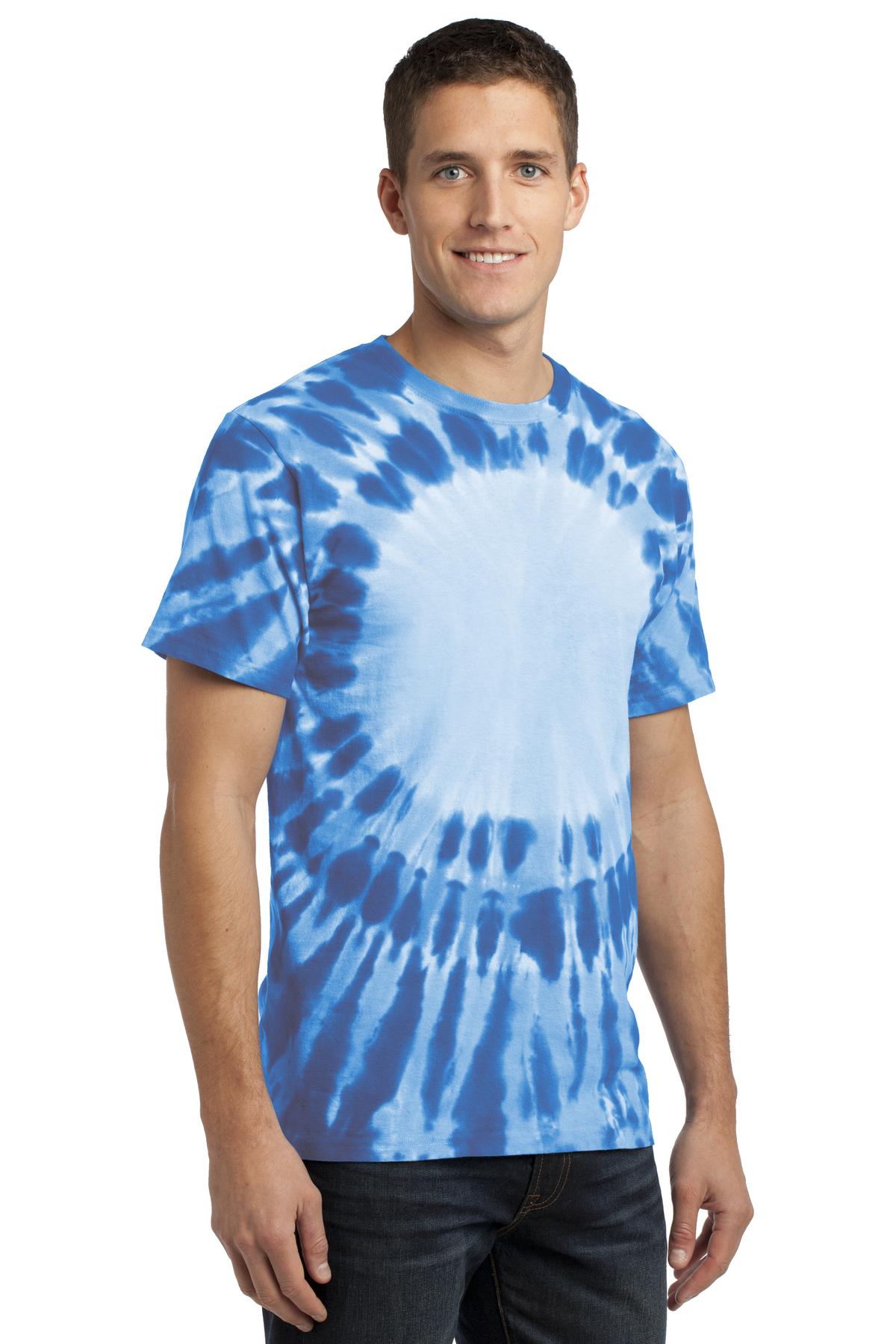 Royal Port & Co Window Tie-Dye Tee. PC149 plain