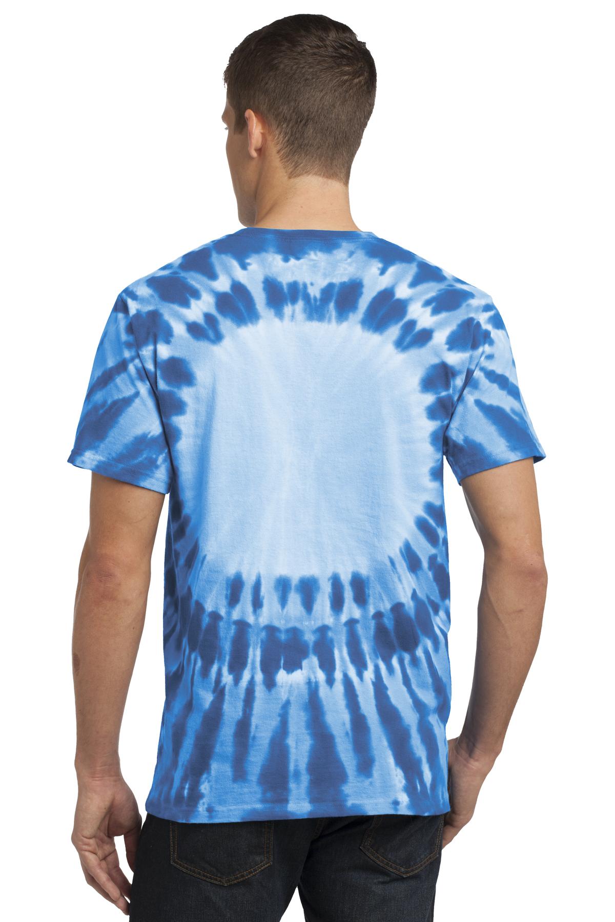 Royal Port & Co Window Tie-Dye Tee. PC149 plain