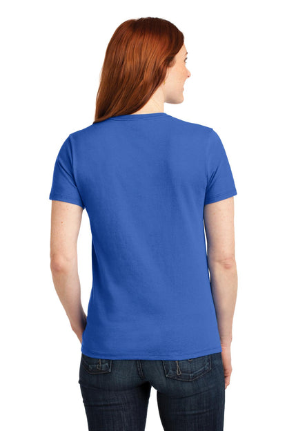 Royal Port & Co Women's Core Blend Tee. LPC55 plain