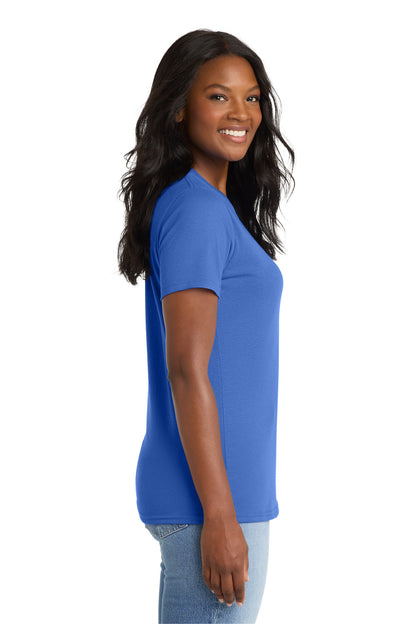 Royal Port & Co Women's Core Blend Tee. LPC55 plain