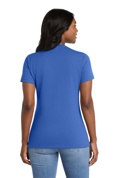 Royal Port & Co Women's Core Blend Tee. LPC55 plain