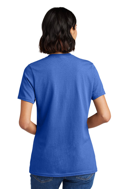 Royal Port & Co Women's Core Cotton V-Neck Tee. LPC54V plain