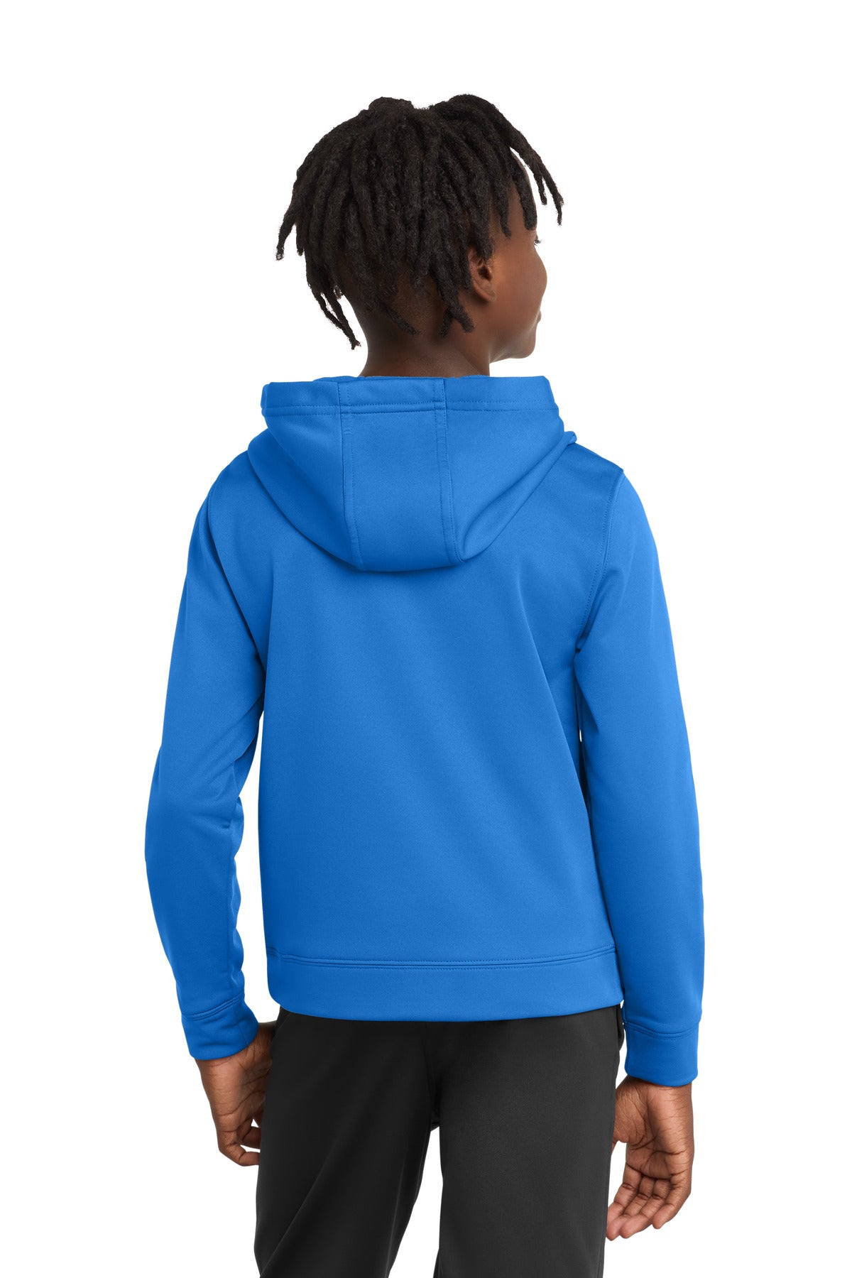 Royal Port & Co Youth Performance Fleece Pullover Hooded Sweatshirt. PC590YH plain