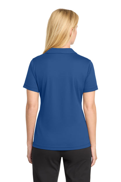 Royal Sport-Tek Women's Dri-Mesh V-Neck Polo. L469 plain