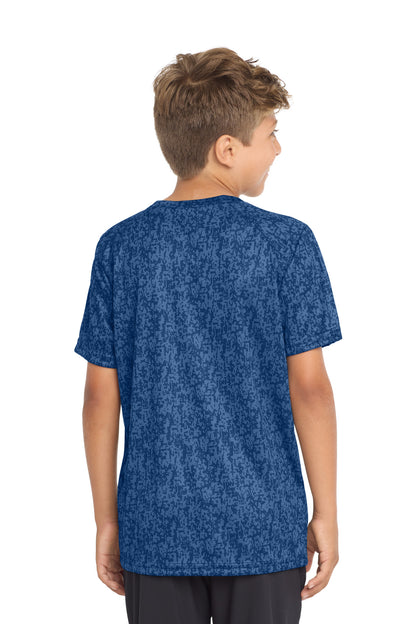 Royal Sport-Tek Youth Digi Camo Tee. YST460 plain